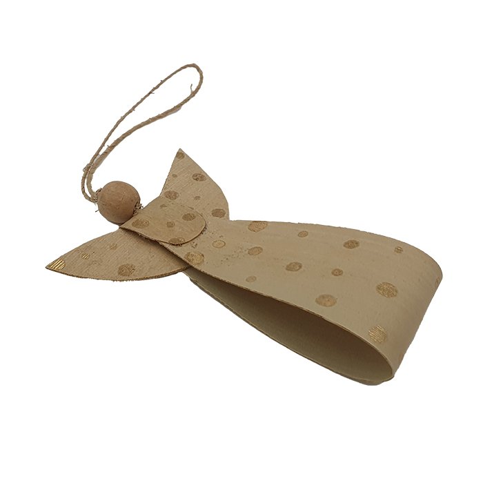 Engel ornament naturel/goud AN etui 900-007set/3