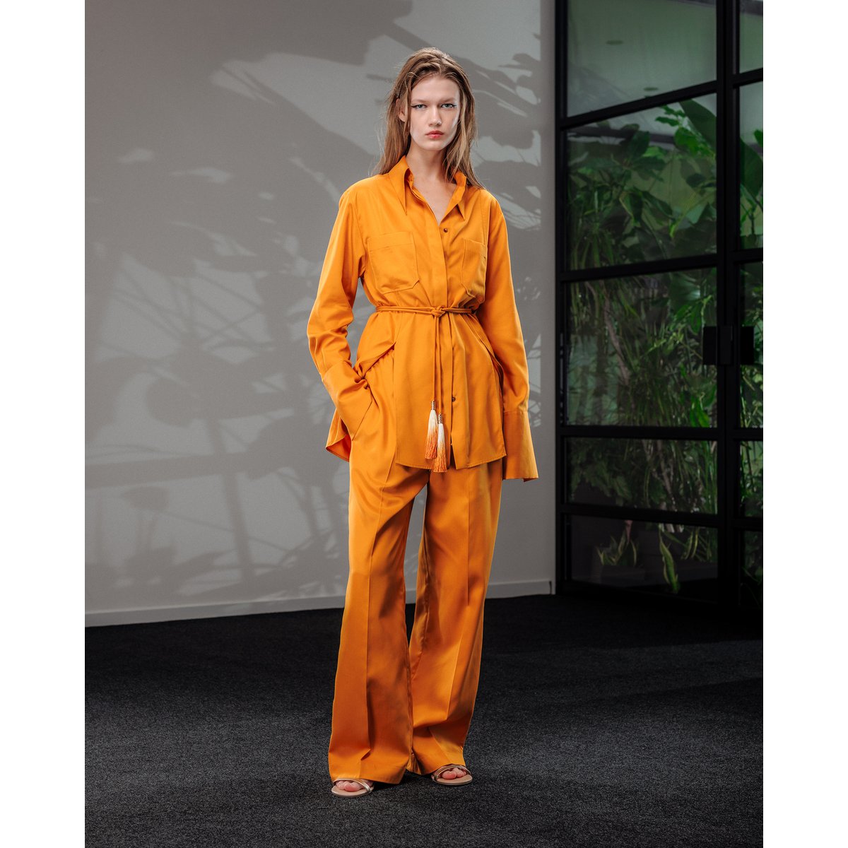 Pyjama-style trousers