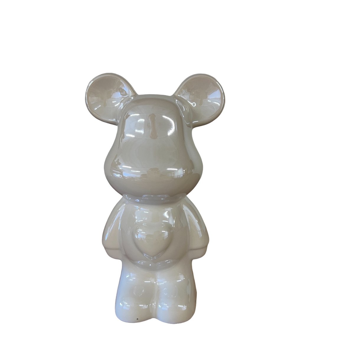 Keramikbär 18 cm schwarzer Kopie 1