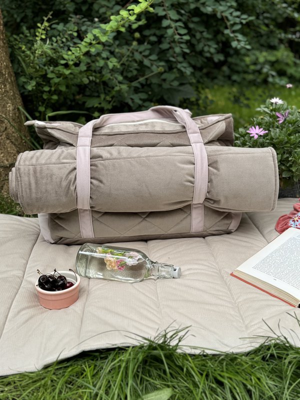Rejsetaske "Pink & Beige"