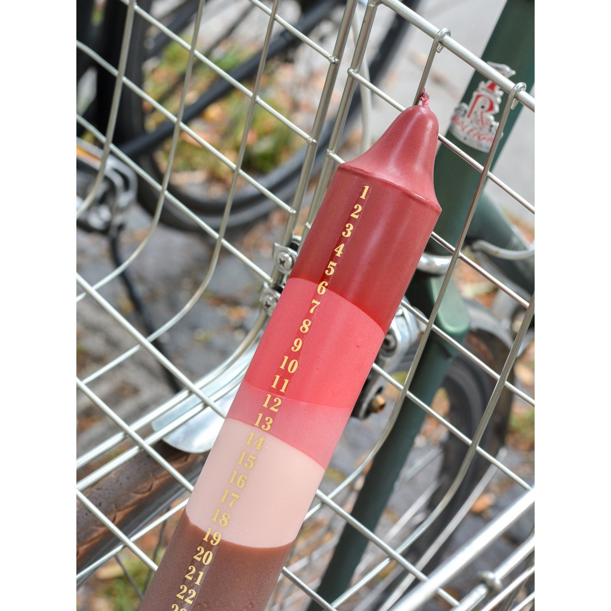 Adventslys Beige, Julekalender
