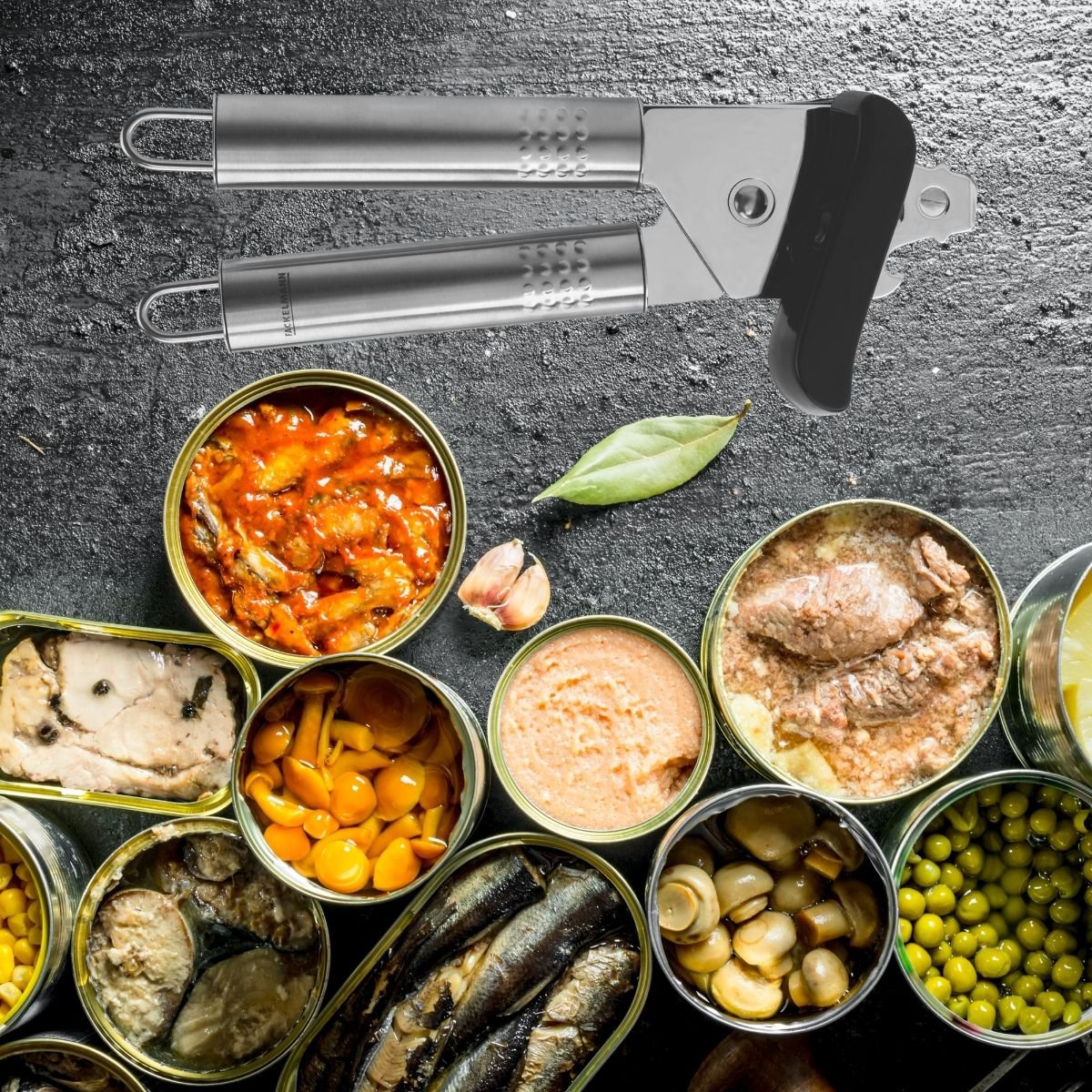 Fackelmann Oval stainless steel manual can opener