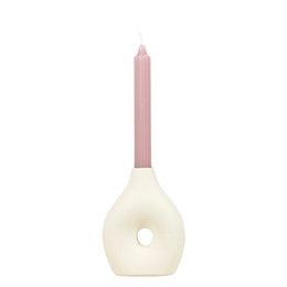 Keramikvase Trendy White - Mittel - 13 cm