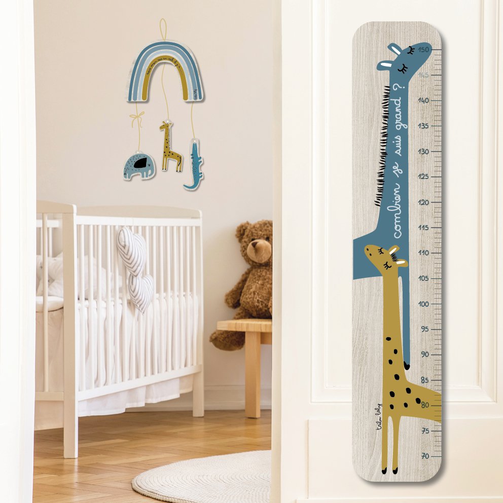 TOISE GIRAFE BLEU