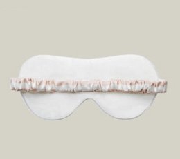 Masque de sommeil surdimensionné en soie 19 mamans – Collection rayée