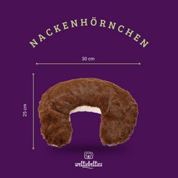 Pluche nekkussen met biologische gierstvulling en ontspannende gezondheidskruiden