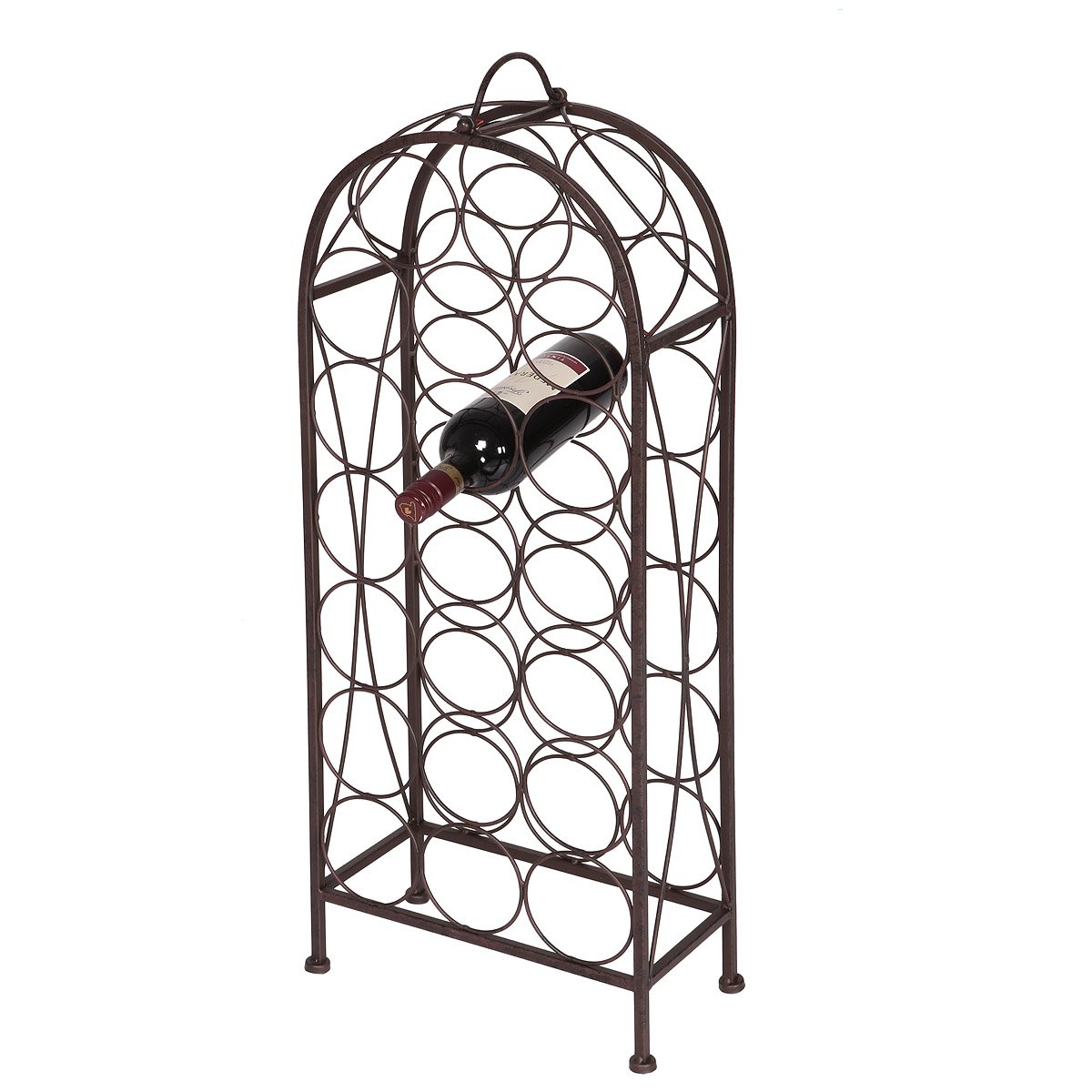 Bottle stand small 85cm- antique brown