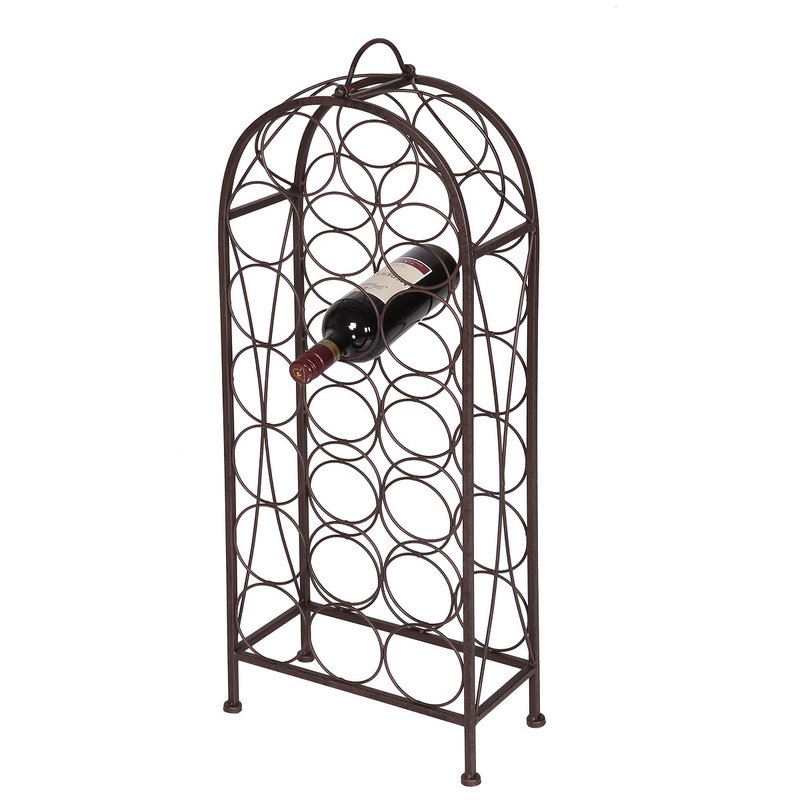Bottle stand small 85cm- antique brown