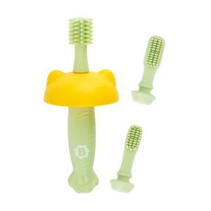 Scalable silicone toothbrush