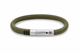 Pulsera de cuerda 6mm - Colección Ruyter | Edición plata