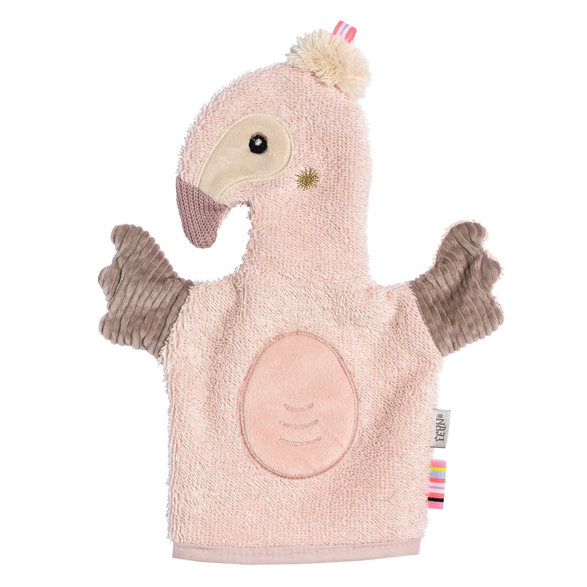 Washing mitt flamingo