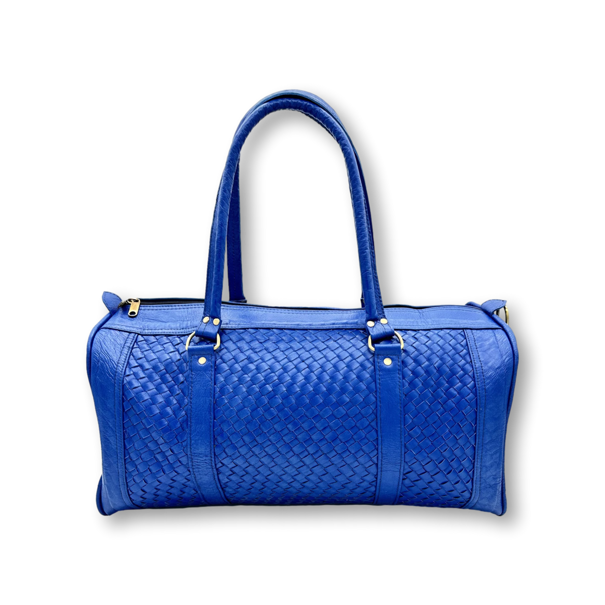 Classy Wonder blauw gemaakt lederen reistas