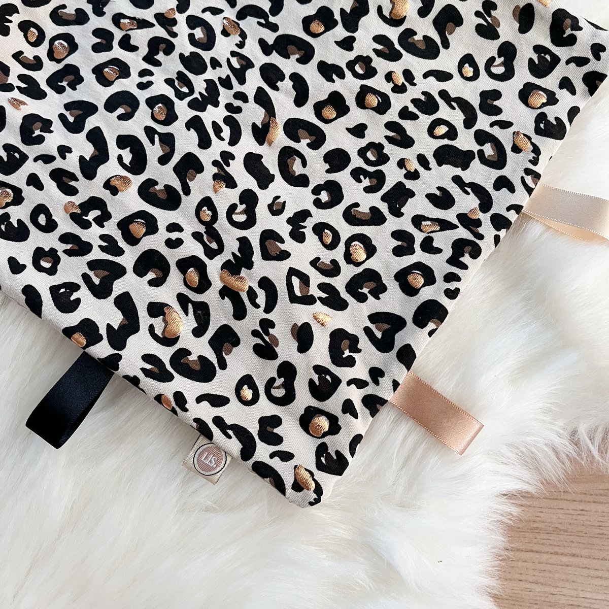Toile pour étiquettes Leopard Luxury - Crème