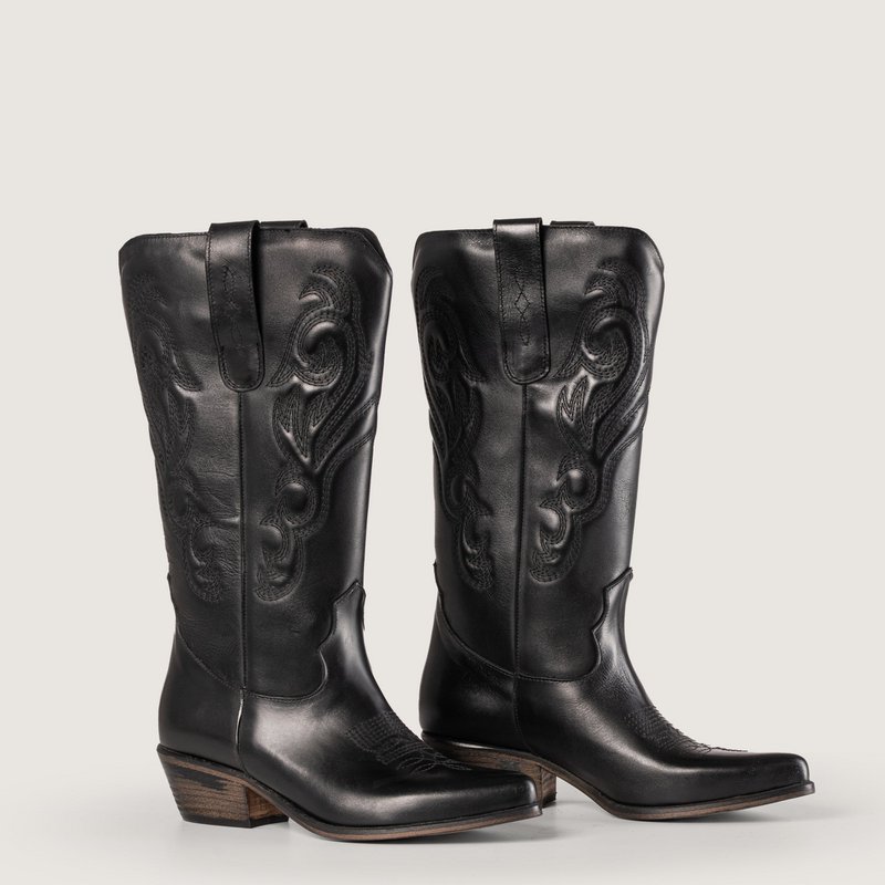 Bottes texanes noires Bryanna