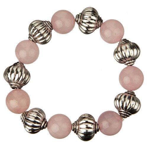 Armbånd rosenkvarts