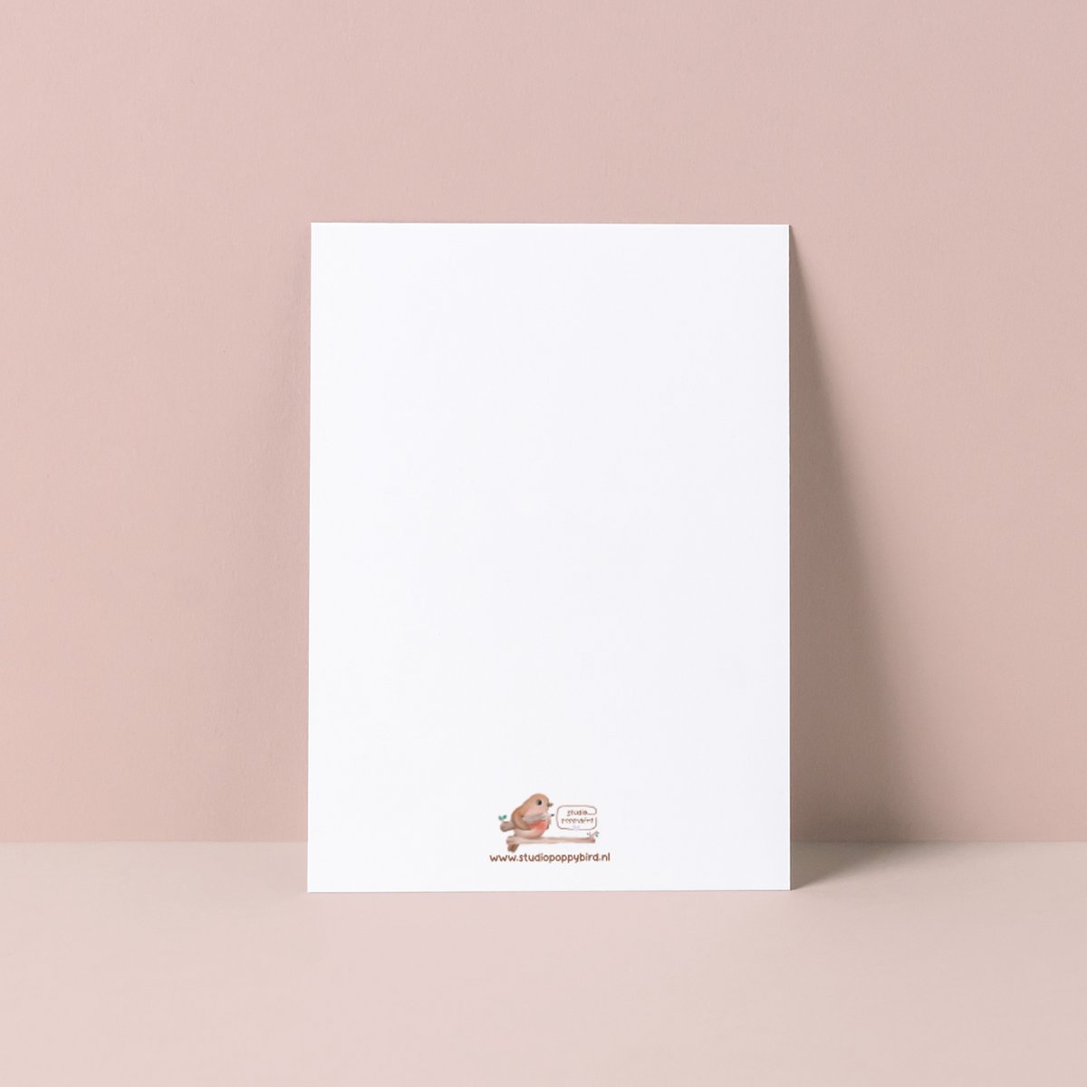 Postkarte Entlein mit Rucksack (Mädchen)