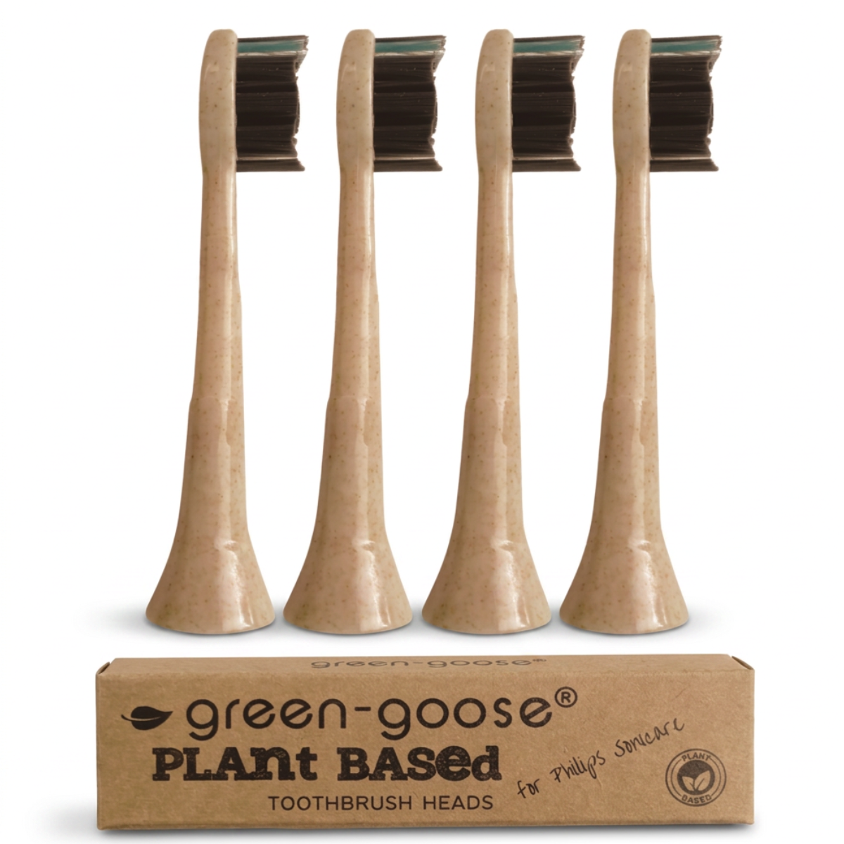 green-goose Sonicare Bio-based Brush Heads - 4 Pieces - Adults