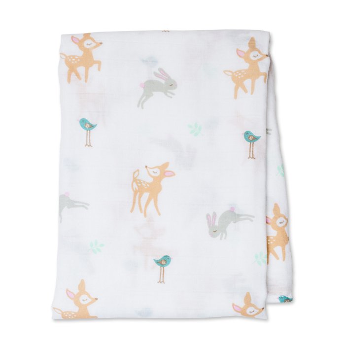 Lulujo swaddle 120x120 - Little Fawn