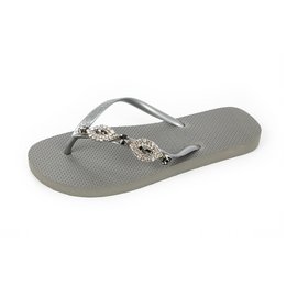 Chanclas Carlina grå