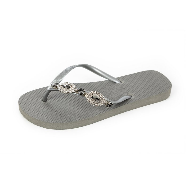 Chanclas Carlina szary