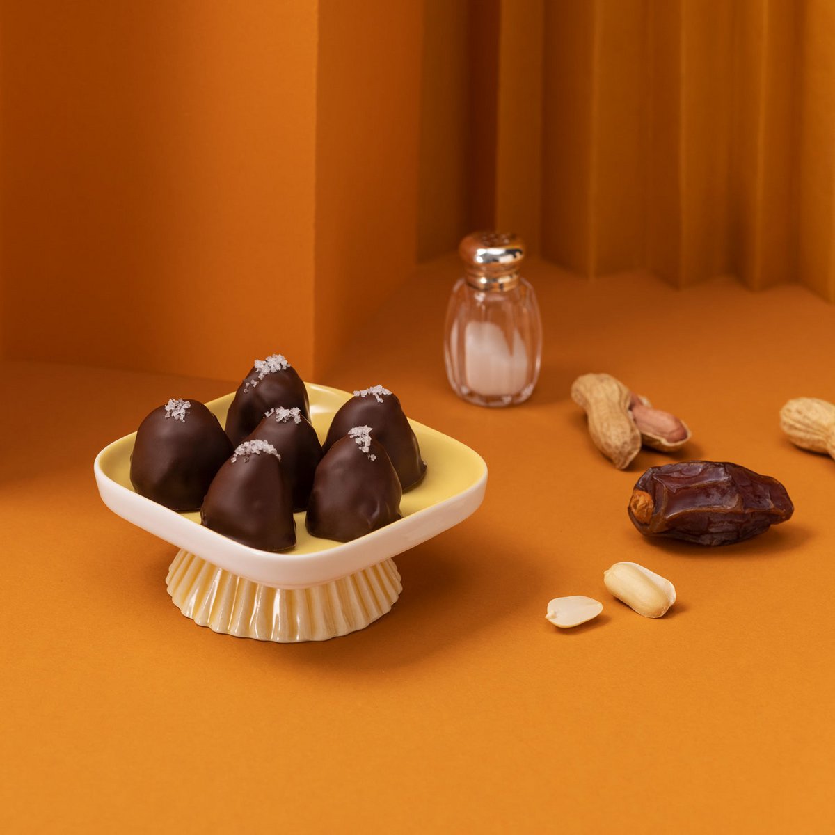 Bio-Dattelpralinen: Salted Peanut