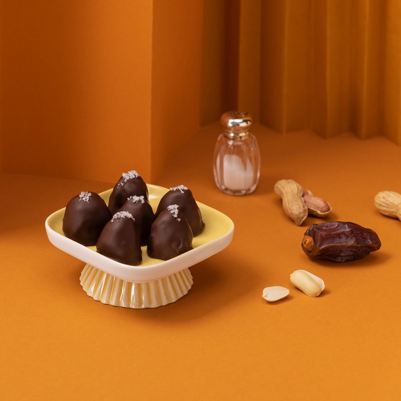 Bio-Dattel Pralinen: Salted Peanut