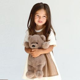 Jouet en peluche, le plus doux - Moka Bear (35 et 47 cm)