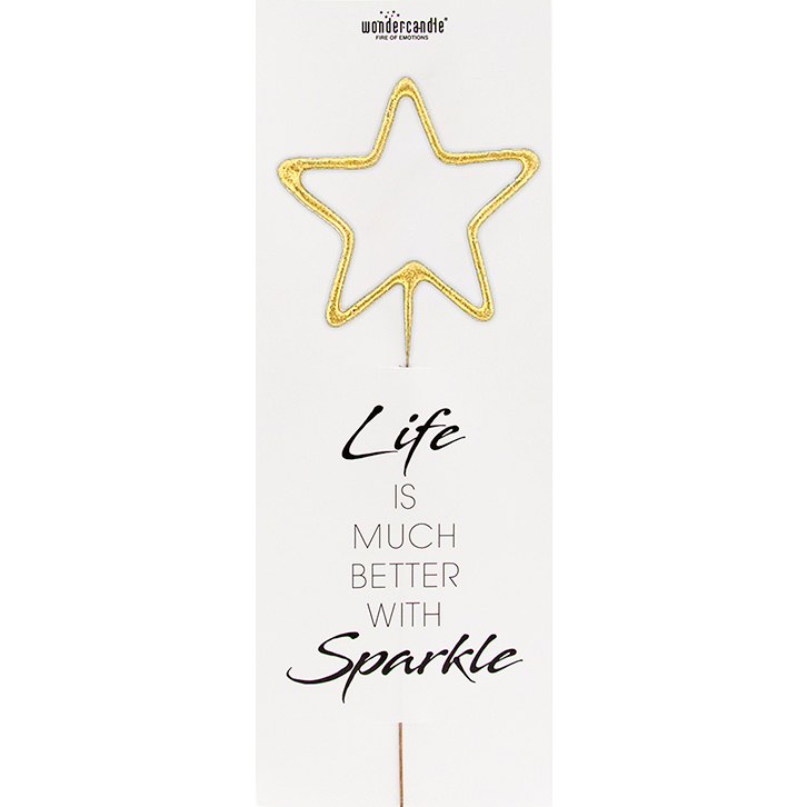 GIANT Sortiment 144 Wondercandle® Giant Life is much better with sparkle 498