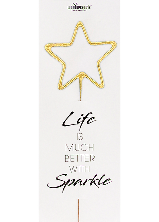 GIANT Sortiment 144 Wondercandle® Giant Life is much better with sparkle 498