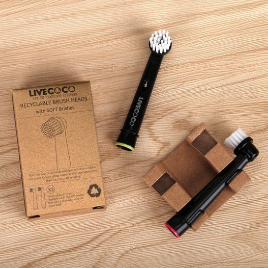 Têtes de brosse recyclables (soies souples) - compatibles Oral-B*
