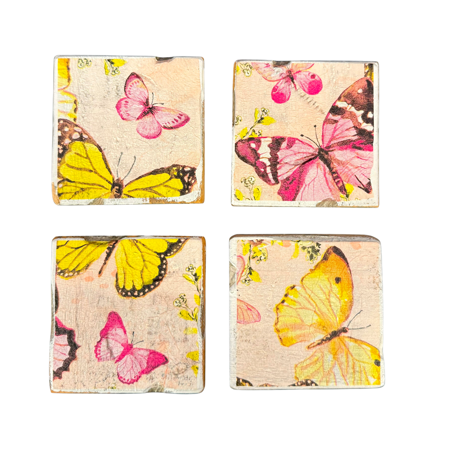 Home Deco Old Dutch Coast Butterfly Pink