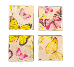 Home Deco Old Dutch Coast Butterfly Pink