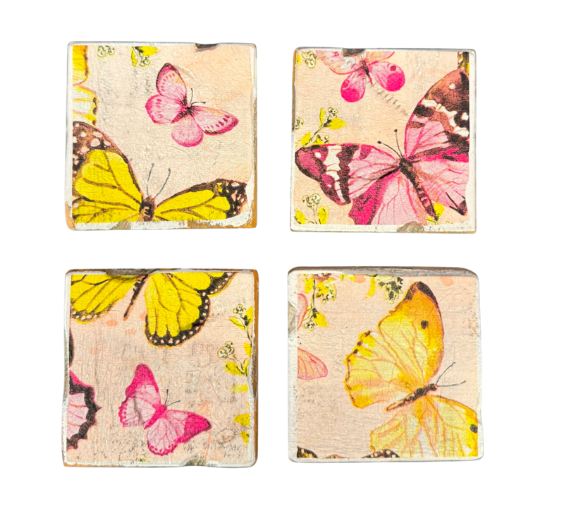 Home Deco Old Dutch Coast Butterfly Pink