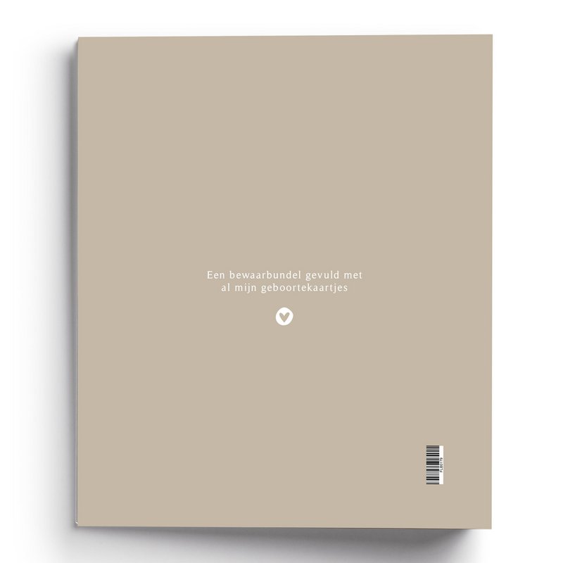 Fyllbooks Aufbewahrungspaket Geburtsanzeigen Taupe A5