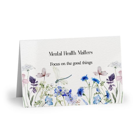 Canada - Watercolor "Focus" Mental Health Matters Art Print Card