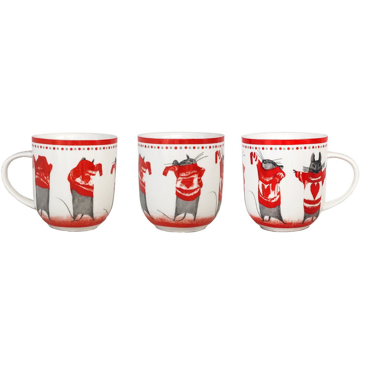 One Size Fits All Porcelain Mug