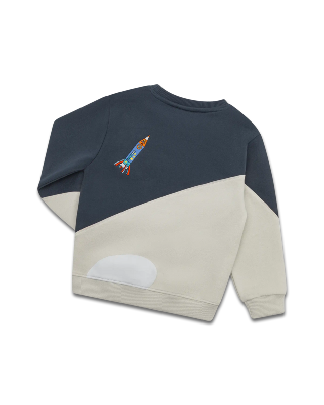 koaa – Die Maus « Space » – Pull marine/gris