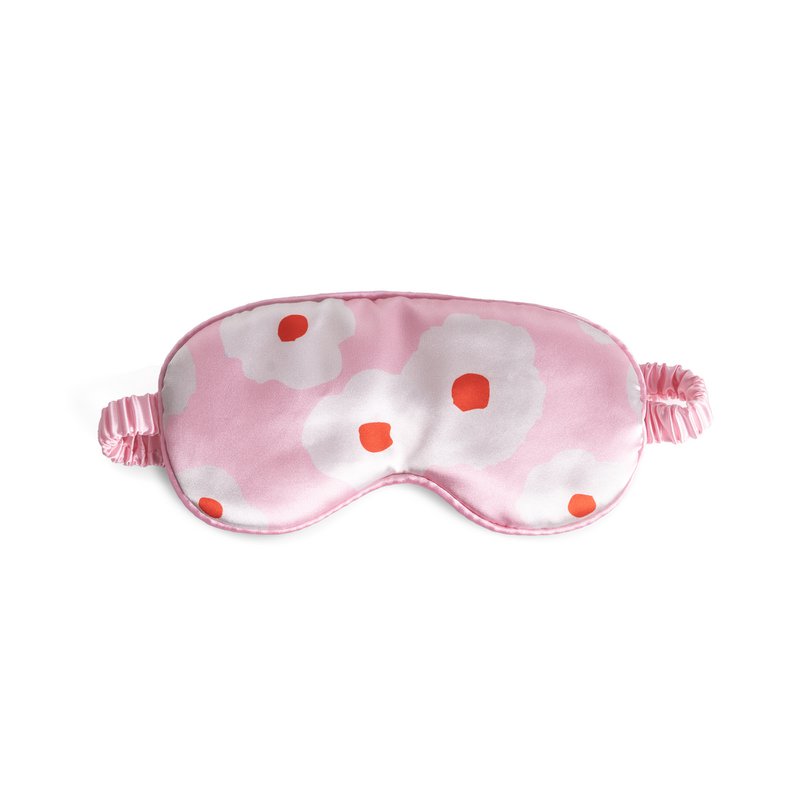 Masque oculaire floral rose hf