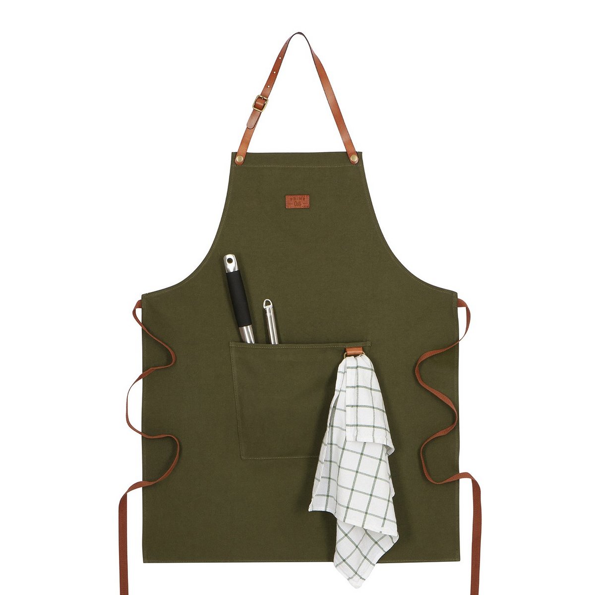 Küchenschürze „CHAROLAIS“ – Khaki