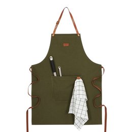"CHAROLAIS" køkkenforklæde - Khaki