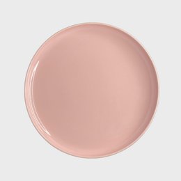 Elements Pink Salmon Dessert Plate