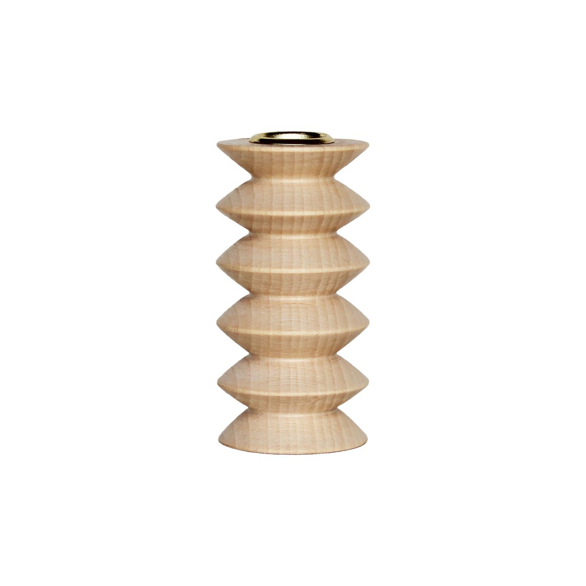Portavelas de Madera Totem - Mediano Nº 2