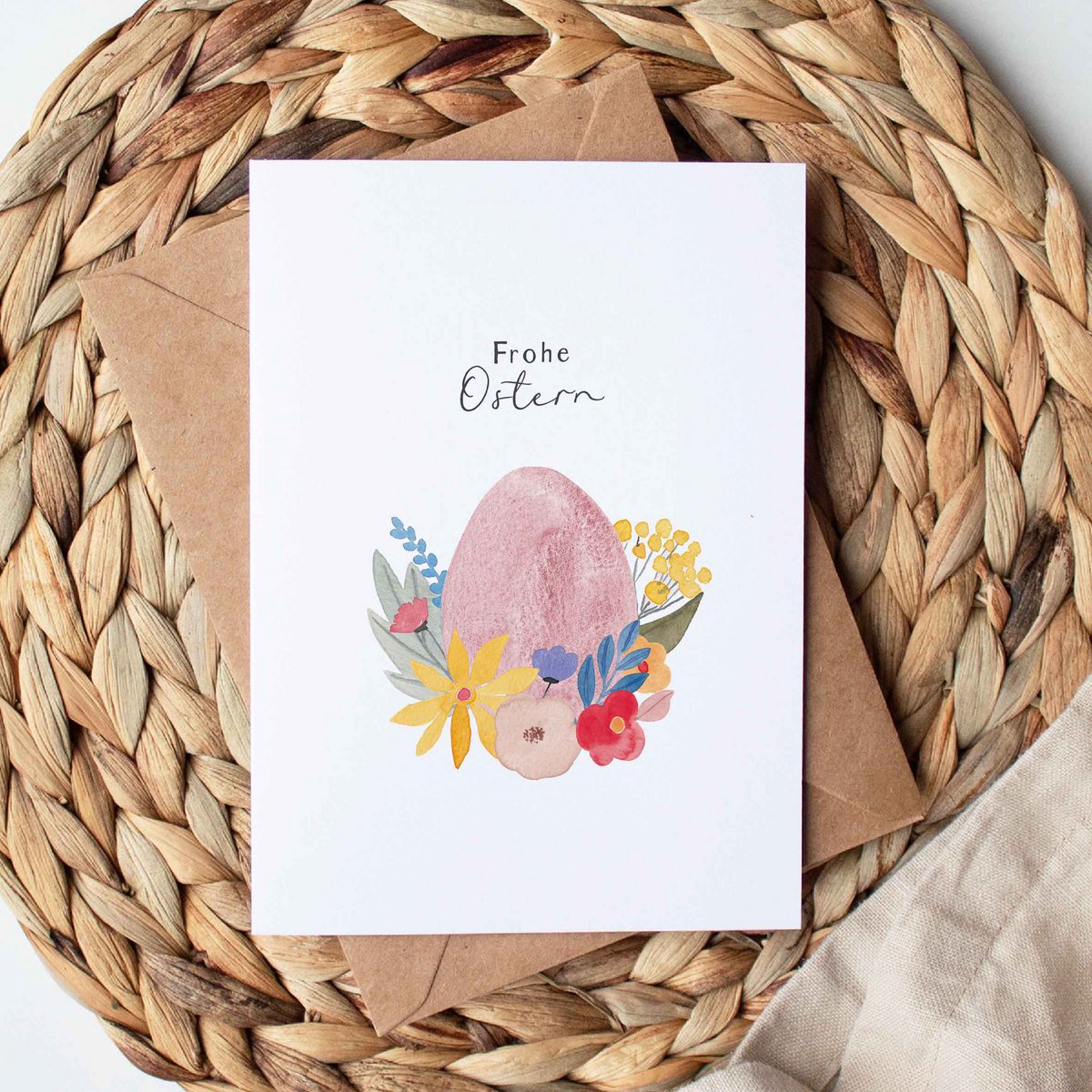 Folding card "Osterei"