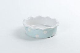 Petit plat à tarte bleu pastel Isabelle Rose