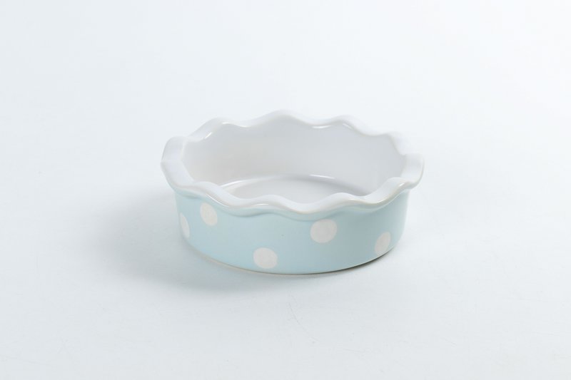 Petit plat à tarte bleu pastel Isabelle Rose