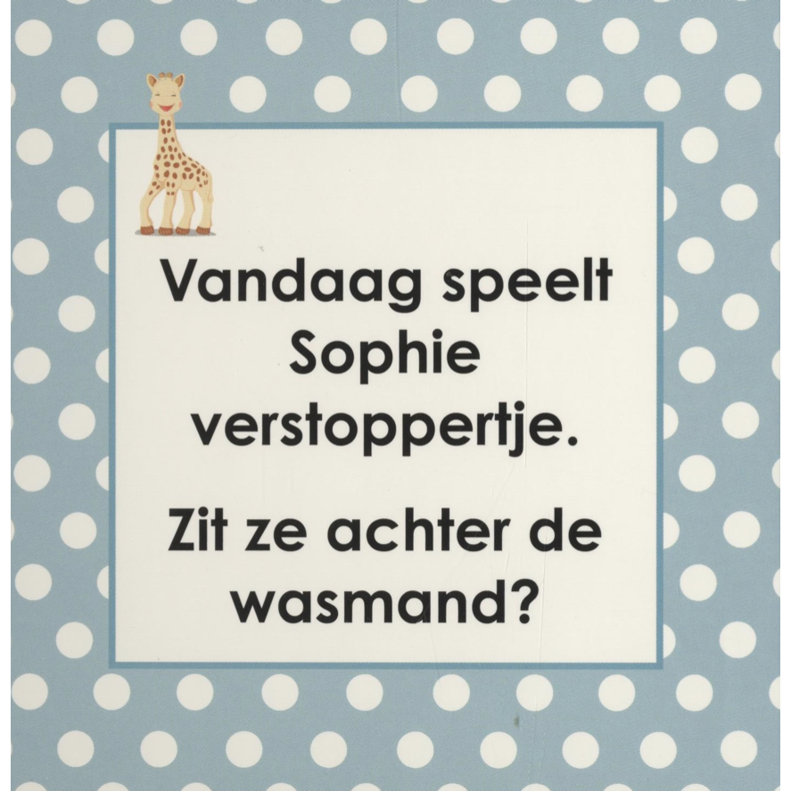 Sophie the Giraffe Cardboard Book: Gdzie jest Sophie?