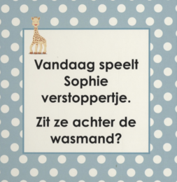 Sophie the Giraffe Cardboard Book: Gdzie jest Sophie?