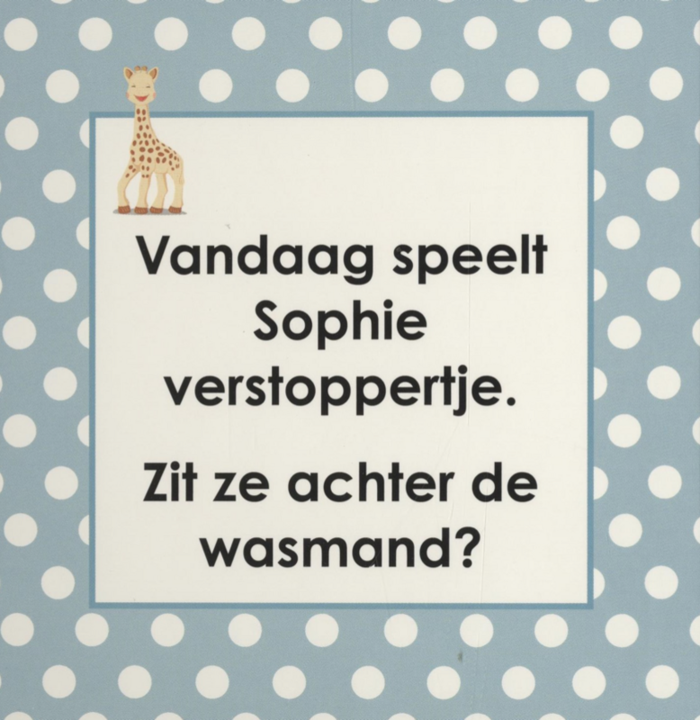 Sophie the Giraffe Cardboard Book: Gdzie jest Sophie?