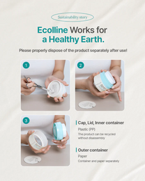 ECOLLINE Clean Beauty Dermocosmetic Moisturizing Cream| Barrier Repair with Manuka Honey & Marula Oil | KOREAN Skincare