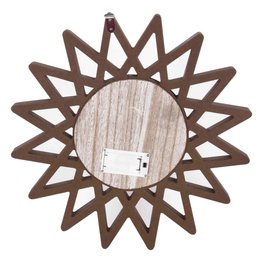 LUCE SPECCHIO SOLE IN LEGNO
